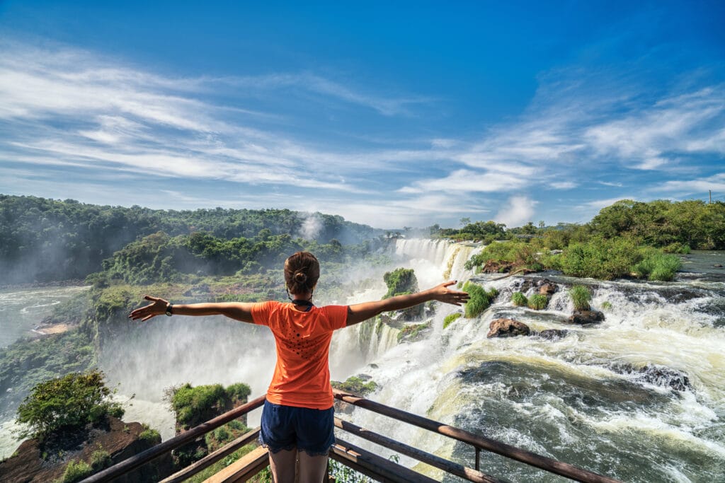 Iguazu falls, 7 wonder of the world in  Argentina